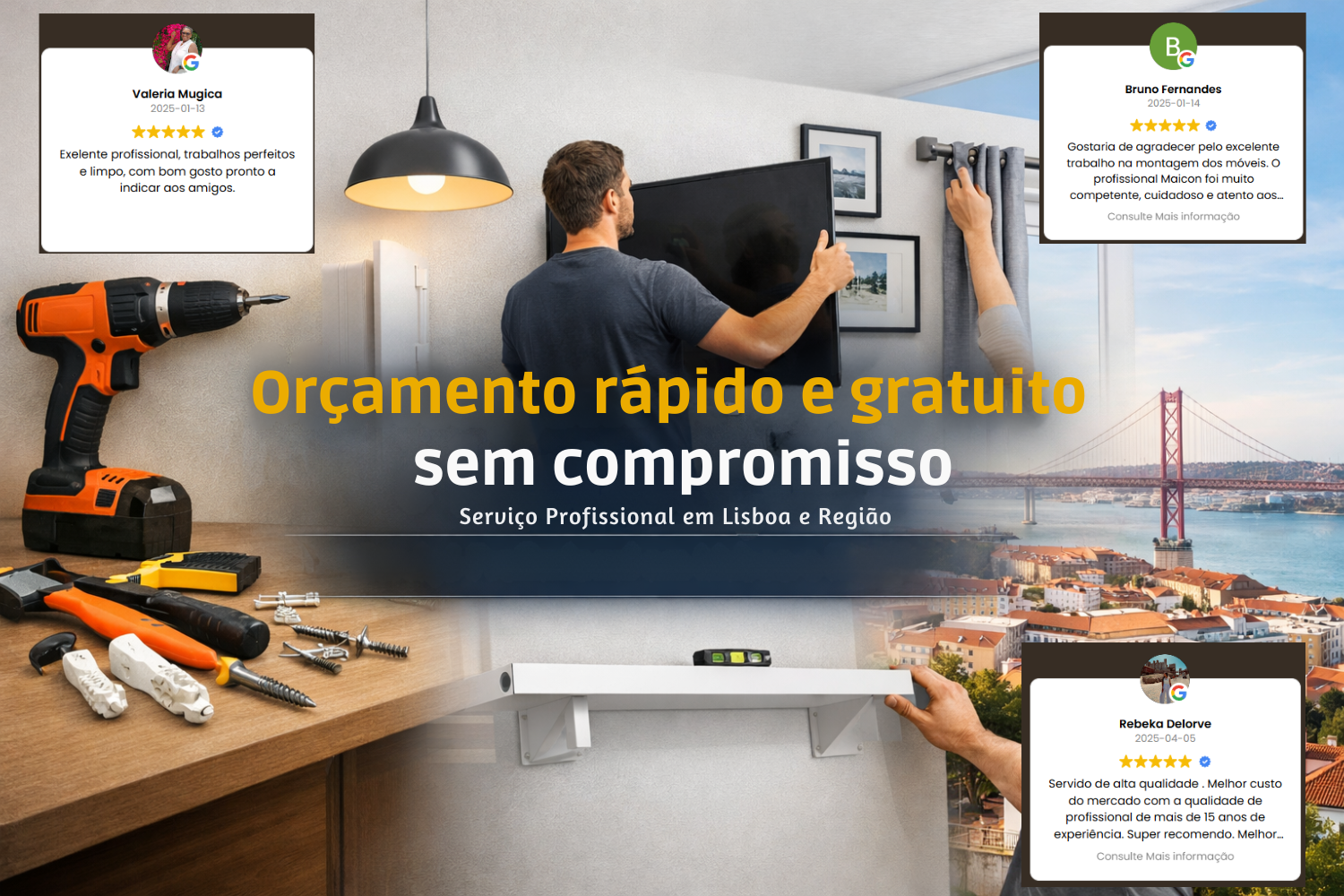 Serviços profissionais em Lisboa e região